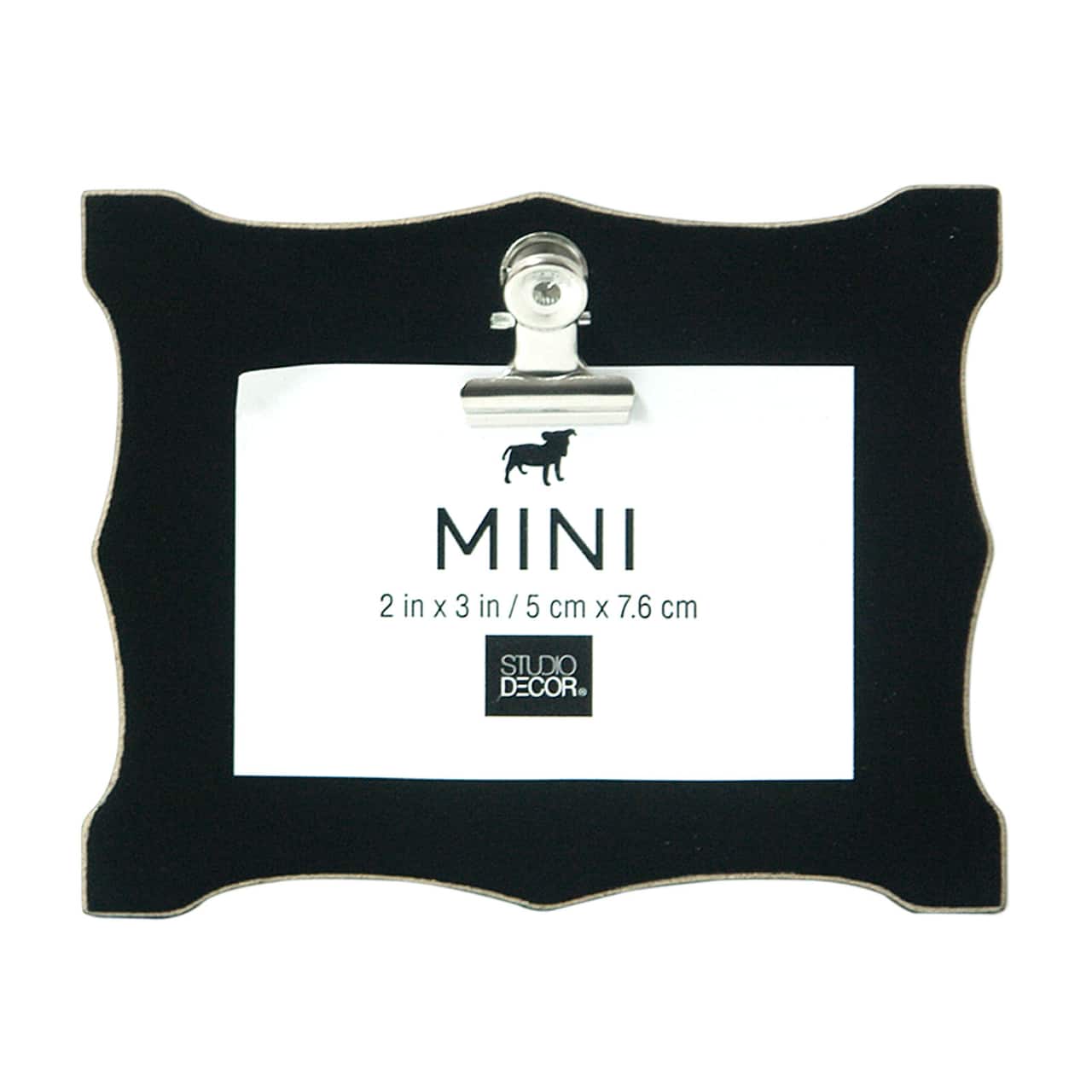 Black Mini Clip Frame by Studio D&#xE9;cor&#xAE;